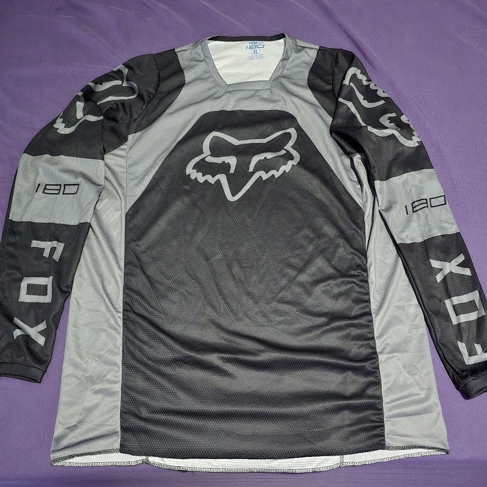 Fox Racing Black and Gray Jersey